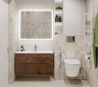 Мебель для ванной BelBagno Etna ETNA-H60-1000-2C-SO-RW-P 100 Rovere Moro