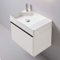 Тумба с раковиной Antonio Lupi Simplo 63 bianco goffrato