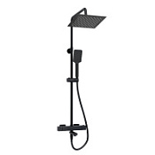 Душевая стойка WasserKRAFT Abens A299.255.130.BM Thermo черный матовый