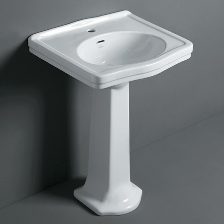 Раковина подвесная Simas Londra LO 914 bia 1 hole 58x45x15,5 с 1 отверстием под смеситель, белый