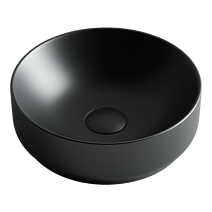 Раковина накладная Ceramica Nova Element CN6007 35.5x35.5x12.5 черный матовый