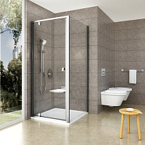 Душевой уголок Ravak Pivot PDOP1-80 + PPS-100 Transparent, хром