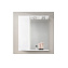Шкаф-зеркало BelBagno Marino MARINO-SPC-800/750-1A-BL-P-L 80 bianco lucido