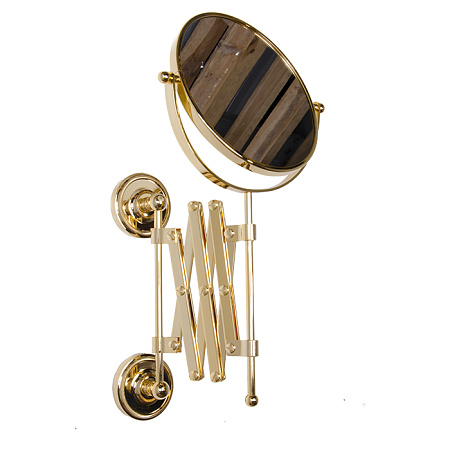 Косметическое зеркало Tiffany World Bristol TWBR024oro двухстороннее