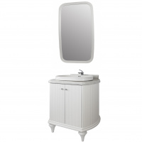 Мебель для ванной Tessoro Rivoli TS-RI908-C-W/WD 80 белый/цоколь с ножками белый