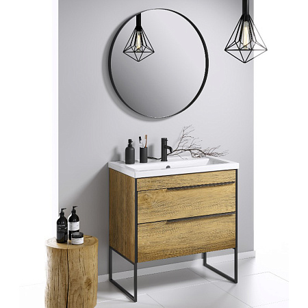 Зеркало Aqwella RM RM0208BLK 80 черное