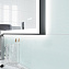 Зеркало Cersanit Design Pro KN-LU-LED011*80-d-Os 80*70 с подсветкой и часами - фото 2