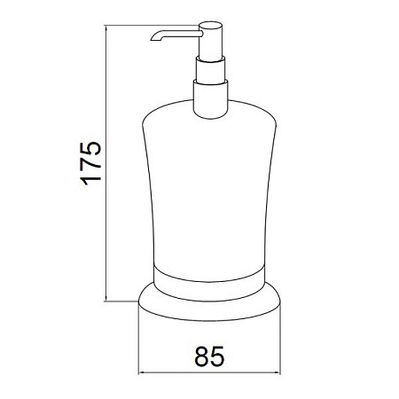 Дозатор для жидкого мыла Boheme Medici 10610 бронза