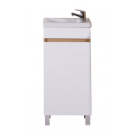 Тумба с раковиной ASB-Mebel Марко 10734 40 белый/дуб золотой