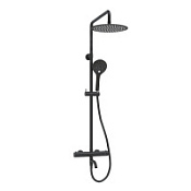 Душевая стойка WasserKRAFT Elbe A288.258.078.BM Thermo черный матовый