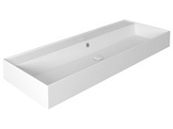 Раковина подвесная Simas Agile AG 121 bia 121x46x13 без отверстия под смеситель, белый