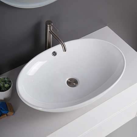 Раковина накладная BelBagno BB1104 41.5x63x14.5 белый