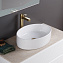 Раковина накладная BelBagno BB1049 35x49x14 белый - фото 3