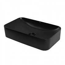 Раковина накладная ABBER Rechteck AC2204MB черный матовый