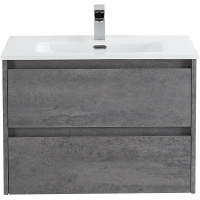 Тумба с раковиной BelBagno Kraft KRAFT-700-2C-SO-CG 70 Cemento Grigio