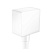 Шланговое подключение Hansgrohe Fixfit Square 26455700 белый матовый