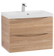 Тумба с раковиной BelBagno Marino MARINO-600-2C-SO-WO-P 60 rovere bianco