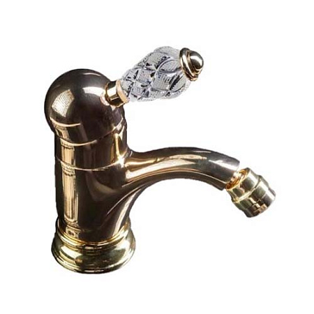 Смеситель Boheme Crystal 286-CRST для биде, золото