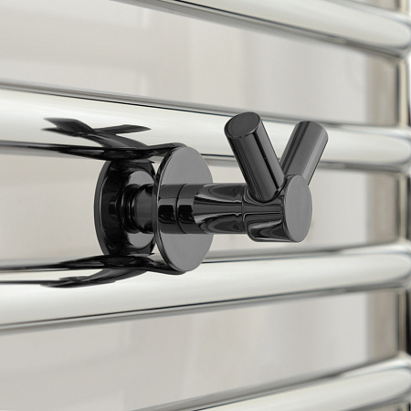 Вешалка Сунержа Без серии 01-2010-0002 для водяных и электрических, хром черный