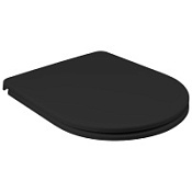 Крышка-сиденье Hatria Fusion Y1V102 микролифт, черный матовый
