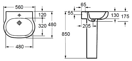 Раковина BelBagno Caprese