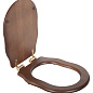 Крышка-сиденье Tiffany World Bristol TWBR09noce/oro орех/золото, для напольного унитаза