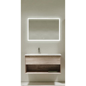 Мебель для ванной Sancos Marmi 1.0 MR1.0100LEG 100 L дуб галифакс натуральный/белый