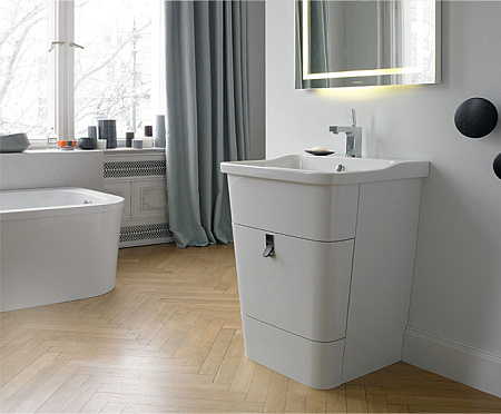 Тумба для комплекта Duravit Esplanade  белая 85