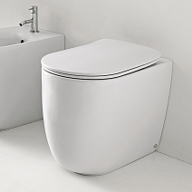 Чаша для приставного унитаза Kerasan Nolita 531830 белый матовый