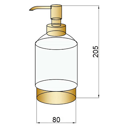 Дозатор для жидкого мыла Boheme 10223 хром