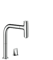 Смеситель Hansgrohe Metris Select 73804000 для кухонной мойки, хром
