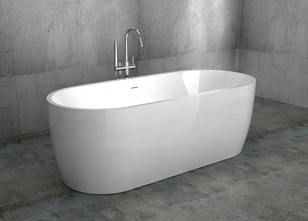 Акриловая ванна ABBER AB9219 175.5x80 белый