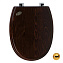Крышка-сиденье для унитаза Simas Arcade AR 005 Oro без микролифта, орех/золото