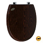 Крышка-сиденье для унитаза Simas Arcade AR 005 Oro без микролифта, орех/золото
