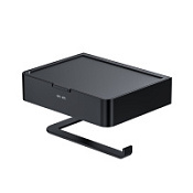 Держатель туалетной бумаги AM.PM Inspire 2.0 A50A341522 с коробкой, черный TOTAL BLACK