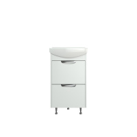 Тумба с раковиной Cersanit Basic SU-BAS-CE50-2 50 напольная белый