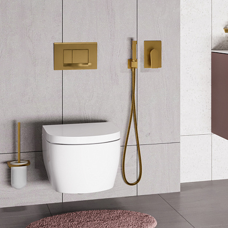 Смеситель WasserKRAFT Aisch 5551 для душа, матовое золото