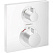 Смеситель Hansgrohe Ecostat Square 15714700 для душа, 2 потребителя, белый матовый