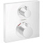 Смеситель Hansgrohe Ecostat Square 15714700 для душа, 2 потребителя, белый матовый