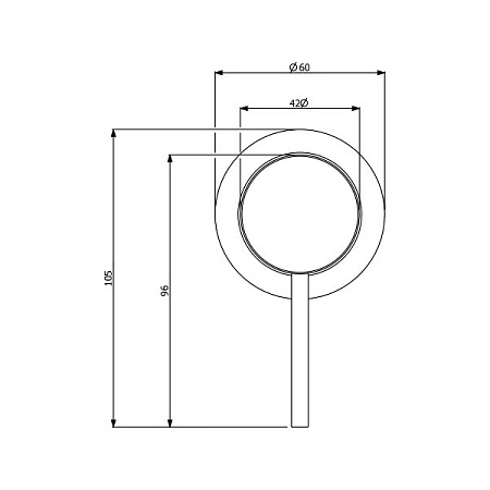 Смеситель Villeroy & Boch Dawn TVW10619A151K5 для раковины, черный матовый