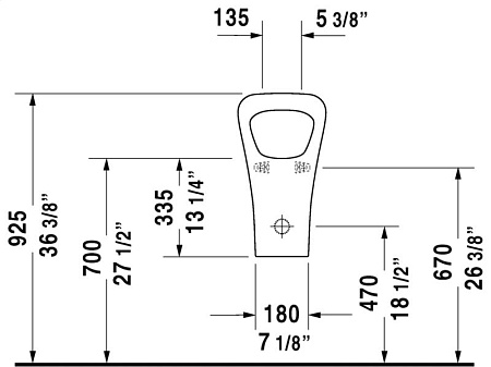 Писсуар Duravit DuraStyle 2808300000 безводный