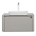 Тумба с раковиной Black & White Universe U915.800 glossy light grey