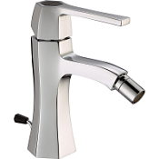 Смеситель Cisal Cherie CH0005546T для биде, хром/черный матовый