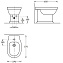 Биде напольное Kerama Marazzi Pompei PO.bidet.01 белый глянцевый - фото 2