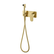 Гигиенический душ со смесителем Boheme Spectre 457-MG золото матовое