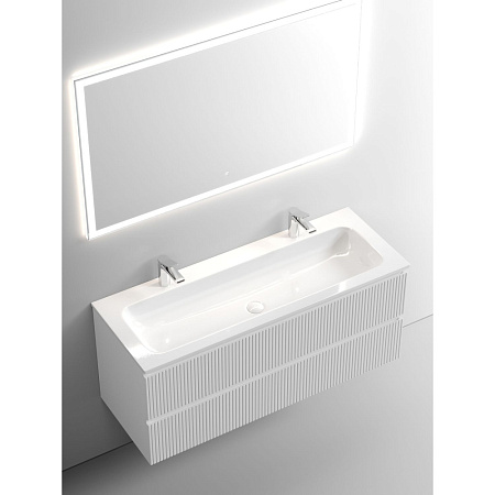 Мебель для ванной Sancos Snob T 120 SNT120W два смесителя, Bianco