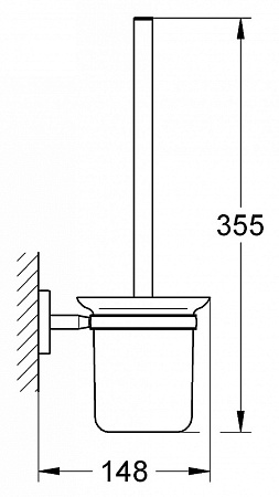 Ершик Grohe Bau cosmopolitan 40463001