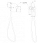 Гигиенический душ со смесителем ABBER Emotion AF8826B черный матовый - фото 4