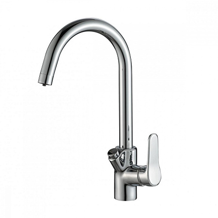 Смеситель Zorg Steel Hammer SH 901 CR для кухонной мойки, хром