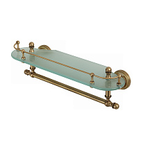 Полка Migliore Mirella 17179 с полотенцедержателем, бронза